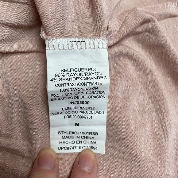 Copper Key Blush Pink Blouse - Picture 5 of 6